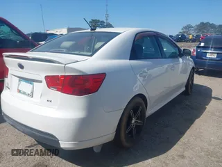 2012 Kia Forte EX with VIN KNAFU4A28C5545230, listed as a IAAI auction lot 42024581 with 292,797 mi miles. Bid and sale history available at carsss.com. Image 4.