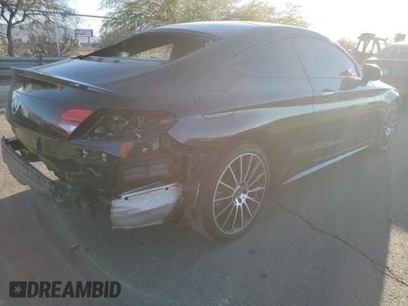 2021 Mercedes-Benz C 300 with VIN W1KWJ8DB6MG094048, listed as a Copart auction lot 87218894 with 50,604 mi miles and Salvage title. Bid and sale history available at DreamBid. Image 3.