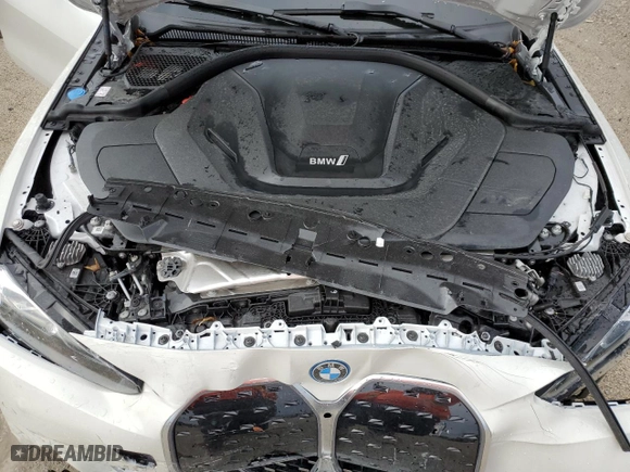 2023 BMW i4 eDrive35 with VIN WBY43AW07PFP72894, listed as a Copart auction lot 58394464 with NaN miles and Salvage Title. Bid and sale history available at carsss.com. Image 12.