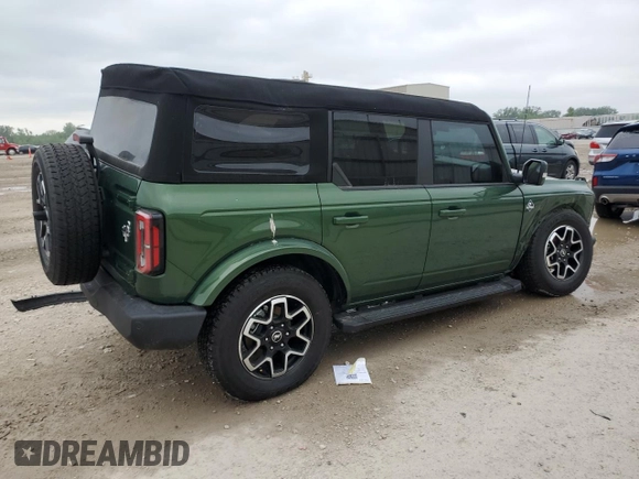 2024 Ford Bronco Outer Banks with VIN 1FMDE8BH4RLA26290, listed as a Copart auction lot 54764525 with 5,373 mi miles and Salvage title. Bid and sale history available at DreamBid. Image 3.