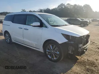 2017 Kia Sedona SX-L with VIN KNDME5C16H6334580, listed as a Copart auction lot 80086864 with 93,437 mi miles and Salvage Title. Bid and sale history available at carsss.com. Image 4.