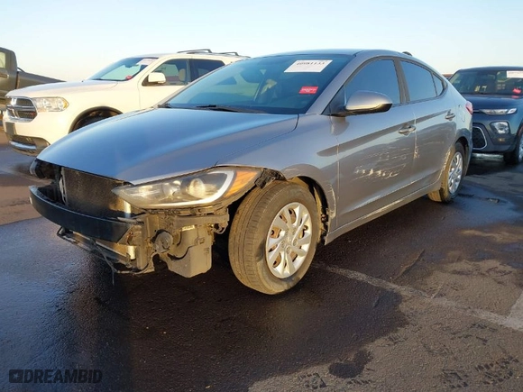 2017 Hyundai Elantra SE with VIN 5NPD74LF2HH093719, listed as a IAAI auction lot 40981133 with 173,325 mi miles. Bid and sale history available at carsss.com. Image 2.