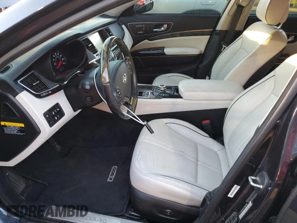 2015 Kia K900 Luxury with VIN KNALW4D45F6018058, listed as a Copart auction lot 49468845 with 150,899 mi miles and Clean title. Bid and sale history available at DreamBid. Image 7.
