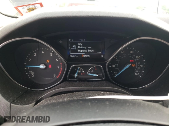 2016 Ford Focus Titanium with VIN 1FADP3N2XGL299598, listed as a Copart auction lot 60832285 with 121,482 mi miles and Salvage title. Bid and sale history available at DreamBid. Image 9.