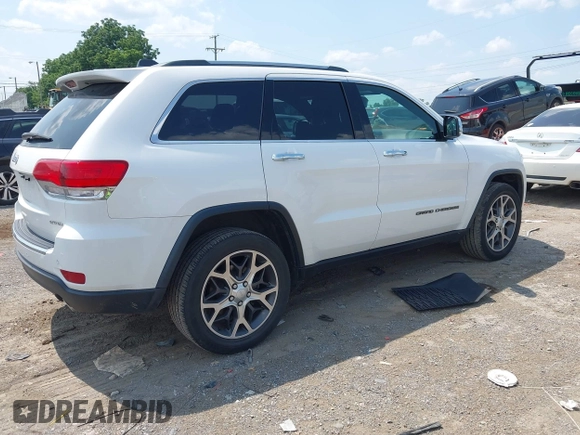2019 Jeep Grand Cherokee Limited with VIN 1C4RJFBG6KC670655, listed as a IAAI auction lot 42476569 with 49,835 mi miles and . Bid and sale history available at DreamBid. Image 4.
