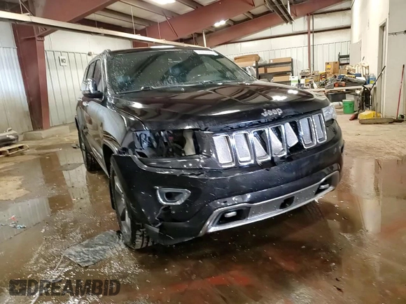 2015 Jeep Grand Cherokee Overland with VIN 1C4RJFCT6FC159979, listed as a Copart auction lot 48055435 with 108,846 mi miles and Clean Title. Bid and sale history available at carsss.com. Image 14.