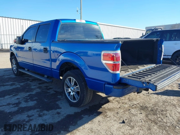 2014 Ford F-150 XL with VIN 1FTFW1CF6EKD90807, listed as a IAAI auction lot 41466067 with 127,686 mi miles. Bid and sale history available at carsss.com. Image 3.