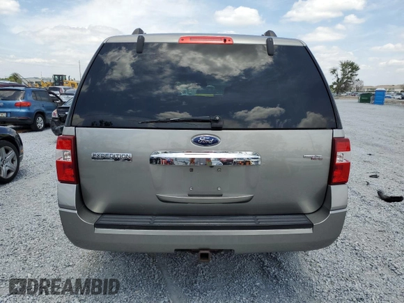 2008 Ford Expedition Max Limited with VIN 1FMFK20518LA77414, listed as a Copart auction lot 54095065 with 237,581 mi miles and Salvage title. Bid and sale history available at DreamBid. Image 6.