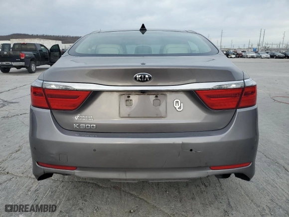 2017 Kia K900 Luxury with VIN KNALU4D36H6035550, listed as a Copart auction lot 50064555 with 102,212 mi miles and Salvage Title. Bid and sale history available at carsss.com. Image 6.