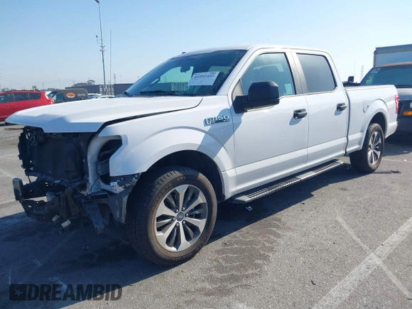2019 Ford F-150 XL with VIN 1FTEW1C59KKE70231, listed as a IAAI auction lot 41992437 with 58,600 mi miles and . Bid and sale history available at DreamBid. Image 2.