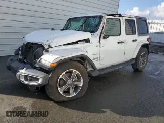 2023 Jeep Wrangler Sahara with VIN 1C4HJXEN6PW692981, listed as a Copart auction lot 42307845 with 26,017 mi miles and Non Repairable. Bid and sale history available at carsss.com. Image 1.
