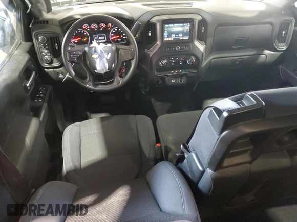 2019 Chevrolet Silverado 1500 Custom with VIN 3GCPYBEH2KG157495, listed as a Copart auction lot 54488295 with 77,899 mi miles and Salvage Title. Bid and sale history available at DreamBid. Image 8.