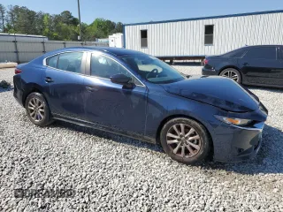 2021 Mazda 3 S with VIN JM1BPAAL3M1326099, listed as a Copart auction lot 52400115 with 58,159 mi miles and Salvage Title. Bid and sale history available at DreamBid. Image 4.