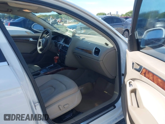 2012 Audi A4 2.0T Premium with VIN WAUAFAFL1CN020174, listed as a IAAI auction lot 41739896 with 144,144 mi miles. Bid and sale history available at carsss.com. Image 5.
