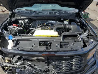 2024 Ford F-150 STX with VIN 1FTEW2LP3RKF10031, listed as a Copart auction lot 46999245 with 1,889 mi miles and Salvage Title. Bid and sale history available at carsss.com. Image 11.