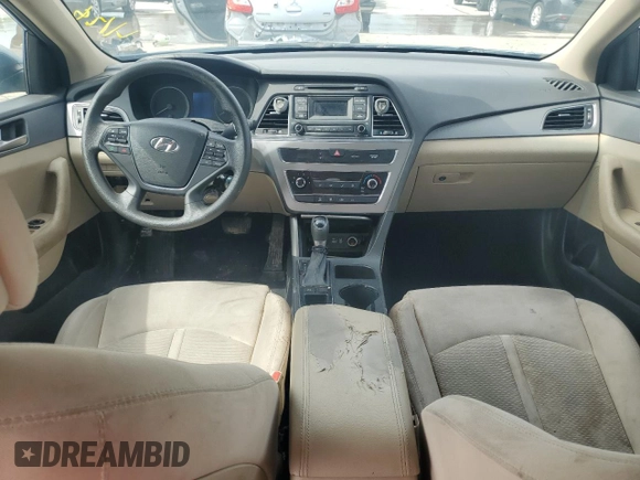 2016 Hyundai Sonata SE with VIN 5NPE24AF8GH407121, listed as a Copart auction lot 55057895 with 114,906 mi miles and Salvage Title. Bid and sale history available at carsss.com. Image 8.