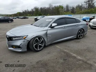 2020 Honda Accord Sport with VIN 1HGCV1F33LA087155, listed as a Copart auction lot 58362675 with 63,195 mi miles and Salvage title. Bid and sale history available at DreamBid. Image 1.