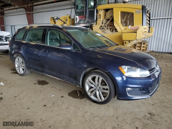 2015 Volkswagen Golf SportWagen TDI SE with VIN 3VWFA7AU2FM503940, listed as a Copart auction lot 43531255 with 108,960 mi miles and Salvage Title. Bid and sale history available at carsss.com. Image 4.