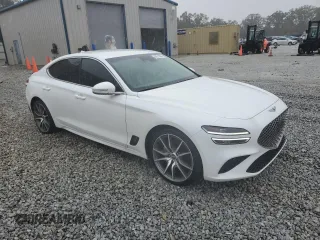 2023 Genesis G70 2.0T with VIN KMTG34TA5PU134136, listed as a Copart auction lot 80513584 with 12,567 mi miles and Salvage Title. Bid and sale history available at DreamBid. Image 4.