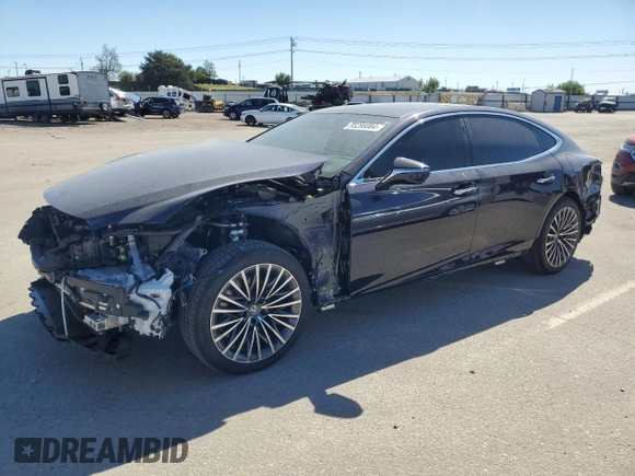 2024 Lexus LS z VIN JTHGYLGF6R5002854, wystawiony jako Copart lot #55295084 z przebiegiem 9 179 mil mil oraz Szkoda całkowita • Salvage title. Historia ofert i sprzedaży dostępna na DreamBid. Obrazek 1.