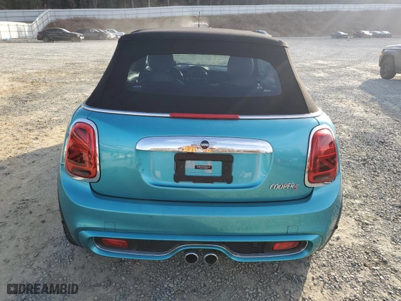 2021 MINI Convertible Cooper S with VIN WMWWJ5C03M3M96087, listed as a Copart auction lot 83090294 with NaN miles and Salvage Title. Bid and sale history available at carsss.com. Image 6.