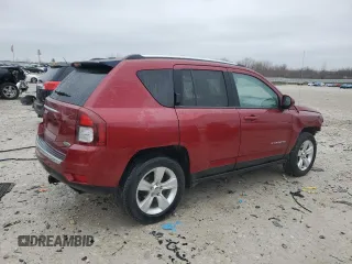 2015 Jeep Compass High Altitude Edition with VIN 1C4NJDEB4FD120048, listed as a Copart auction lot 52101005 with 143,888 mi miles and Clean Title. Bid and sale history available at carsss.com. Image 3.