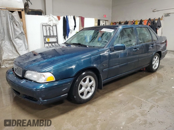 1998 Volvo S70 with VIN YV1LS5577W1497166, listed as a Copart auction lot 87835355 with 153,613 mi miles and Salvage title. Bid and sale history available at DreamBid. Image 1.