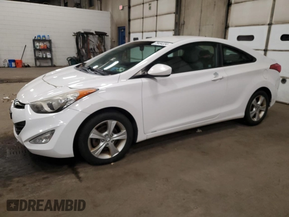 2013 Hyundai Elantra Coupe GS PZEV with VIN KMHDH6AE8DU015248, listed as a Copart auction lot 79494334 with 119,839 mi miles and Salvage Title. Bid and sale history available at carsss.com. Image 1.