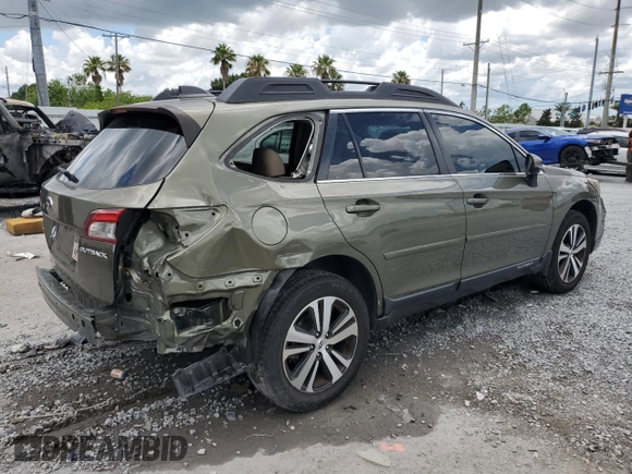 2018 Subaru Outback Limited with VIN 4S4BSANCXJ3273163, listed as a Copart auction lot 60639445 with 68,261 mi miles and Salvage title. Bid and sale history available at DreamBid. Image 3.