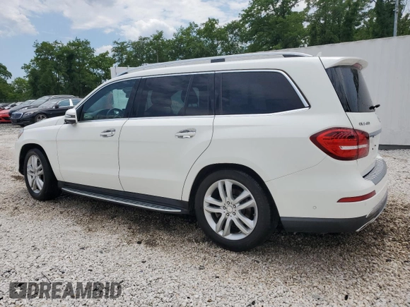 2017 Mercedes-Benz GLS 450 with VIN 4JGDF6EE3HA851251, listed as a Copart auction lot 51413274 with 122,400 mi miles and Salvage Title. Bid and sale history available at DreamBid. Image 2.