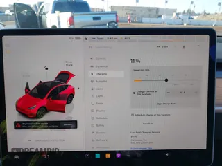 2025 Tesla Model Y Long Range with VIN 7SAYGDED8SF223993, listed as a IAAI auction lot 41743146 with 4,866 mi miles and . Bid and sale history available at DreamBid. Image 18.