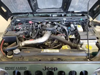 2008 Jeep Wrangler Unlimited Rubicon with VIN 1J4GA69148L591013, listed as a Copart auction lot 53931315 with 164,396 mi miles and Clean title. Bid and sale history available at DreamBid. Image 12.