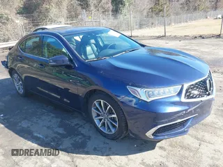 2020 Acura TLX with VIN 19UUB1F33LA001999, listed as a IAAI auction lot 41526456 with 86,855 mi miles. Bid and sale history available at carsss.com. Image 1.