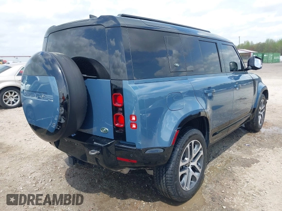 2023 Land Rover Defender X-Dynamic SE with VIN SALE27EU8P2221129, listed as a IAAI auction lot 41955991 with 25,051 mi miles and . Bid and sale history available at DreamBid. Image 4.