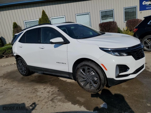 2024 Chevrolet Equinox RS with VIN 3GNAXMEG8RL333700, listed as a Copart auction lot 71481804 with 3,628 mi miles and Salvage Title. Bid and sale history available at carsss.com. Image 4.