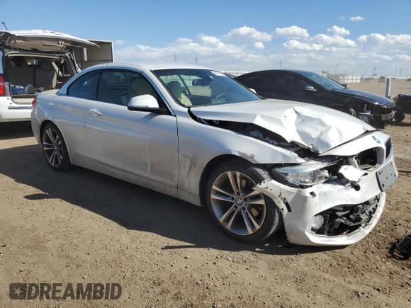 2017 BMW 4 Series 430i xDrive with VIN WBA4U9C3XH5H64212, listed as a Copart auction lot 54097655 with 51,040 mi miles and Salvage title. Bid and sale history available at DreamBid. Image 4.