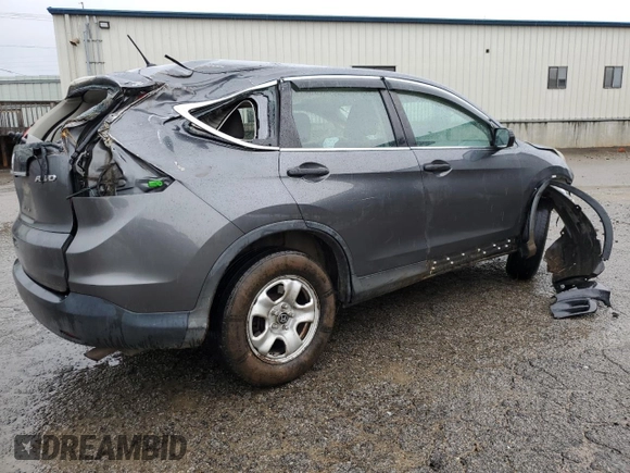 2013 Honda CR-V LX with VIN 2HKRM4H35DH639940, listed as a Copart auction lot 52762915 with 157,992 mi miles and Clean Title. Bid and sale history available at DreamBid. Image 3.