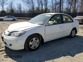 2005 Honda Civic with VIN JHMES96635S011410, listed as a Copart auction lot 48807165 with 182,210 mi miles and Salvage Title. Bid and sale history available at DreamBid. Image 1.