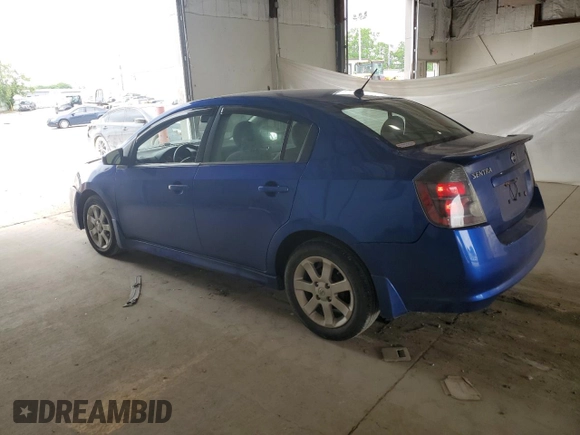 2012 Nissan Sentra 2.0 with VIN 3N1AB6AP7CL636566, listed as a Copart auction lot 58554505 with 90,679 mi miles and Salvage title. Bid and sale history available at DreamBid. Image 2.