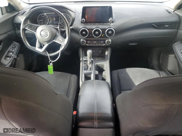 2021 Nissan Sentra SV with VIN 3N1AB8CVXMY298107, listed as a Copart auction lot 43066835 with 56,011 mi miles and Salvage Title. Bid and sale history available at carsss.com. Image 8.