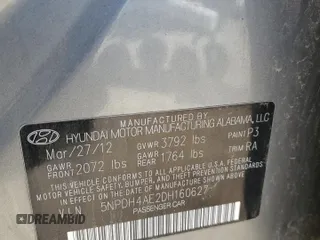 2013 Hyundai Elantra Limited z VIN 5NPDH4AE2DH160627, wystawiony jako Copart lot #52941655 z przebiegiem 133 048 mil mil oraz Nie do naprawy • Non repairable. Historia ofert i sprzedaży dostępna na DreamBid. Obrazek 12.