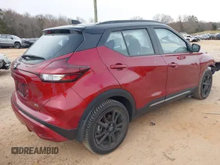 2023 Nissan Kicks SR with VIN 3N1CP5DV8PL543320, listed as a IAAI auction lot 41740691 with 20,112 mi miles and . Bid and sale history available at DreamBid. Image 4.