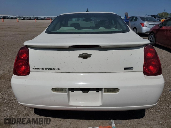 2007 Chevrolet Monte Carlo LS with VIN 2G1WJ15K879129801, listed as a Copart auction lot 70512374 with 137,709 mi miles and Clean Title. Bid and sale history available at carsss.com. Image 6.