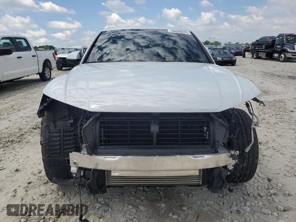 2022 Audi Q5 Sportback S line Premium Plus with VIN WA15AAFY2N2049972, listed as a Copart auction lot 56050245 with 42,730 mi miles and Salvage title. Bid and sale history available at DreamBid. Image 5.