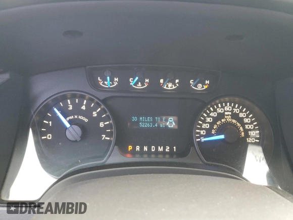 2014 Ford F-150 XL с VIN 1FTEW1CM8EFB28788, выставлен на аукционе Copart как лот 49265005 с пробегом 52 263 миль миль и Списание • Salvage title. История ставок и продаж доступна на DreamBid. Изображение 9.