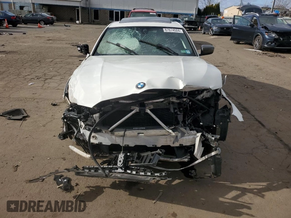 2020 BMW 3 Series M340i xDrive with VIN WBA5U9C04LFH21305, listed as a Copart auction lot 87074524 with 113,784 mi miles and Salvage Title. Bid and sale history available at DreamBid. Image 5.