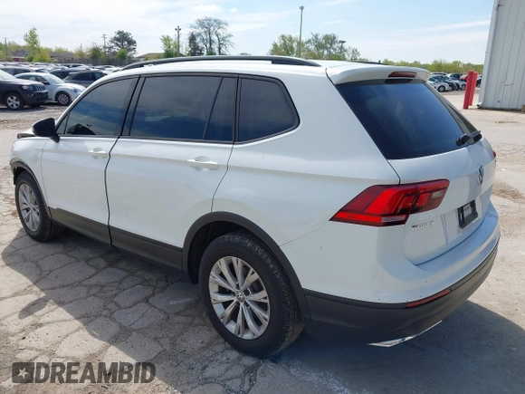 2019 Volkswagen Tiguan S with VIN 3VV0B7AX0KM027036, listed as a IAAI auction lot 42202681 with 75,192 mi miles and . Bid and sale history available at DreamBid. Image 3.