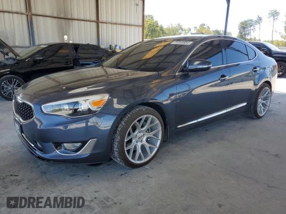 2014 Kia Cadenza Premium with VIN KNALN4D72E5128499, listed as a Copart auction lot 70269884 with 95,599 mi miles and Salvage Title. Bid and sale history available at carsss.com. Image 1.