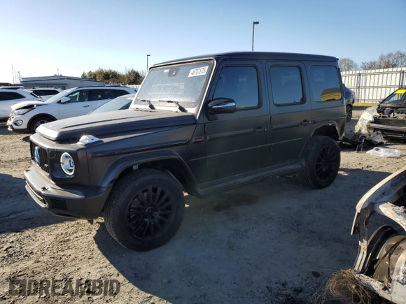 2023 Mercedes-Benz G 550 with VIN W1NYC6BJ8PX477062, listed as a Copart auction lot 46707575 with 20,232 mi miles and Salvage Title. Bid and sale history available at DreamBid. Image 1.
