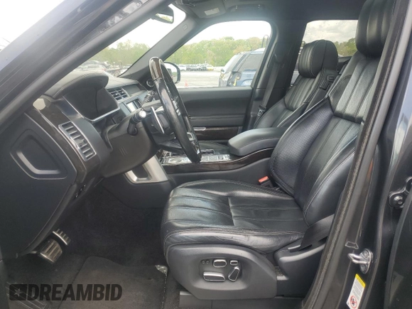 2015 Land Rover Range Rover Autobiography with VIN SALGV3TF8FA222606, listed as a Copart auction lot 52878095 with 153,109 mi miles and Clean title. Bid and sale history available at DreamBid. Image 7.